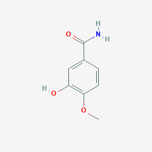 molecular formula C8H9NO3 B15218742 3-Hydroxy-4-methoxybenzamide 