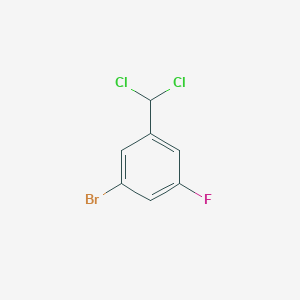 molecular formula C7H4BrCl2F B1521877 1-Bromo-3-(dichloromethyl)-5-fluorobenzene CAS No. 1000339-58-1