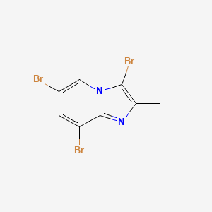 3,6,8-Tribromo-2-methylimidazo[1,2-a]pyridine