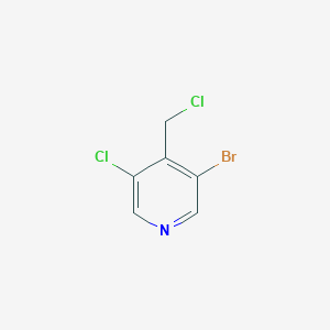 molecular formula C6H4BrCl2N B1521879 3-Bromo-5-chloro-4-chloromethyl-pyridine CAS No. 1064678-67-6
