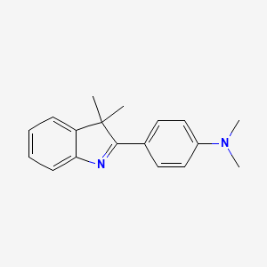 4-(3,3-Dimethyl-3H-indol-2-yl)-N,N-dimethylaniline