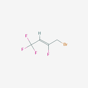 molecular formula C4H3BrF4 B1521882 (Z)-4-Bromo-1,1,1,3-tetrafluorobut-2-ene CAS No. 933600-89-6