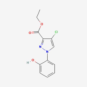 Ethyl 4-chloro-1-(2-hydroxyphenyl)-1H-pyrazole-3-carboxylate