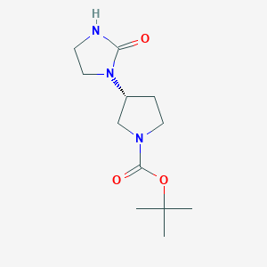 tert-Butyl (R)-3-(2-oxoimidazolidin-1-yl)pyrrolidine-1-carboxylate