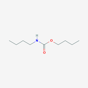 molecular formula C9H19NO2 B15218949 Carbamic acid, butyl-, butyl ester CAS No. 13105-52-7