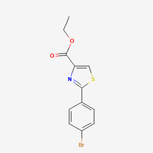 B1521899 Ethyl 2-(4-bromophenyl)thiazole-4-carboxylate CAS No. 885278-75-1