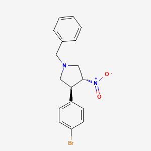 Rel-(3S,4R)-1-benzyl-3-(4-bromophenyl)-4-nitropyrrolidine