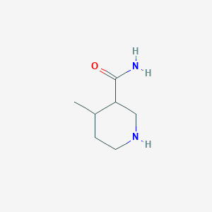 molecular formula C7H14N2O B15218994 4-Methylpiperidine-3-carboxamide 