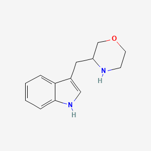 molecular formula C13H16N2O B1521900 3-(Morpholin-3-ylmethyl)-1h-indole CAS No. 913718-45-3