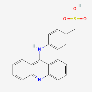 Benzenemethanesulfonic acid, 4-(9-acridinylamino)-