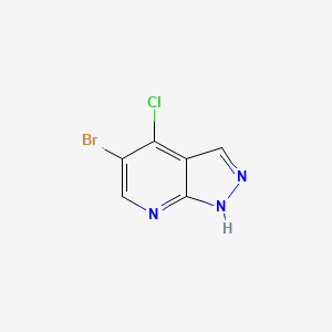 B1521901 5-Bromo-4-chloro-1H-pyrazolo[3,4-b]pyridine CAS No. 1034769-88-4