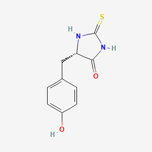 (5S)-5-[(4-Hydroxyphenyl)methyl]-2-sulfanylideneimidazolidin-4-one