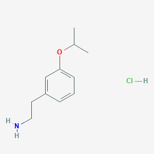 B1521918 [2-(3-Isopropoxyphenyl)ethyl]amine hydrochloride CAS No. 1201633-59-1