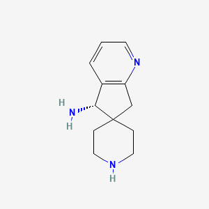 (S)-5,7-Dihydrospiro[cyclopenta[b]pyridine-6,4'-piperidin]-5-amine