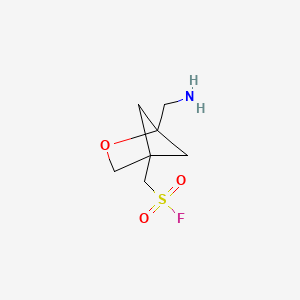 (1-(Aminomethyl)-2-oxabicyclo[2.1.1]hexan-4-yl)methanesulfonyl fluoride