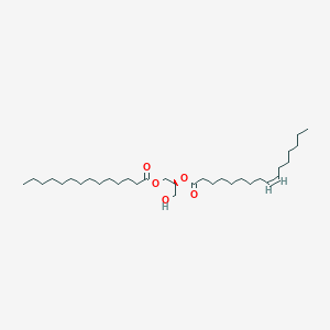 1-tetradecanoyl-2-(9Z-hexadecenoyl)-sn-glycerol