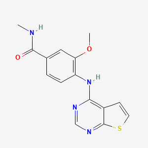 3-Methoxy-N-methyl-4-(thieno[2,3-d]pyrimidin-4-ylamino)benzamide