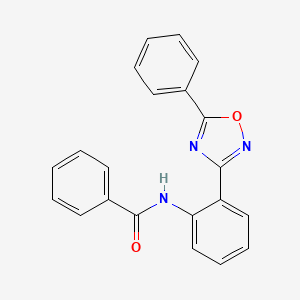 N-(2-(5-Phenyl-1,2,4-oxadiazol-3-yl)phenyl)benzamide