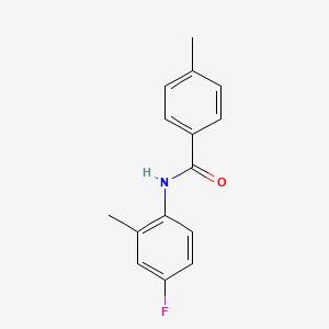 N-(4-fluoro-2-methylphenyl)-4-methylbenzamide