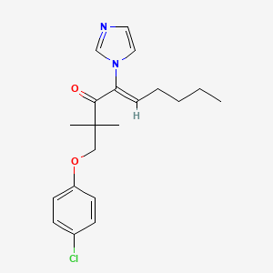 1-(4-Chlorophenoxy)-4-(1H-imidazol-1-yl)-2,2-dimethylnon-4-en-3-one