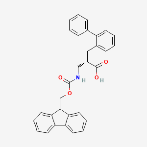 (S)-3-((((9H-Fluoren-9-yl)methoxy)carbonyl)amino)-2-([1,1'-biphenyl]-2-ylmethyl)propanoic acid