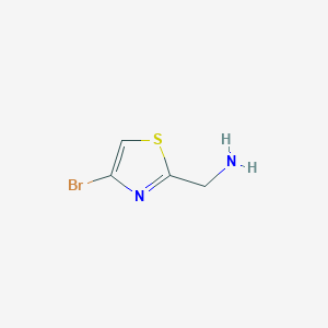 molecular formula C4H5BrN2S B1521944 (4-溴噻唑-2-基)甲胺 CAS No. 697299-86-8