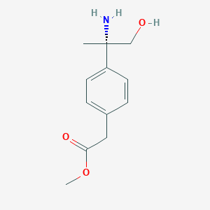 (S)-Methyl 2-(4-(2-amino-1-hydroxypropan-2-yl)phenyl)acetate