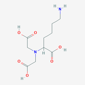 molecular formula C10H18N2O6 B152195 6-氨基-2-[双(羧甲基)氨基]己酸 CAS No. 129179-17-5