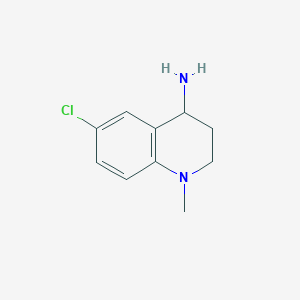 6-Chloro-1-methyl-1,2,3,4-tetrahydroquinolin-4-amine