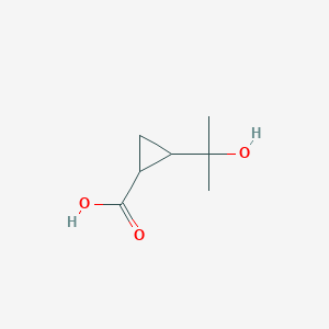 2-(2-Hydroxypropan-2-yl)cyclopropane-1-carboxylic acid