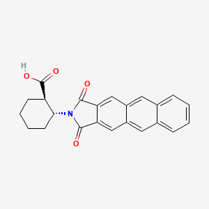 molecular formula C23H19NO4 B1521964 (1R,2R)-2-(1,3-二氧代-1H-萘并[2,3-f]异吲哚-2(3H)-基)环己烷甲酸 CAS No. 446044-44-6