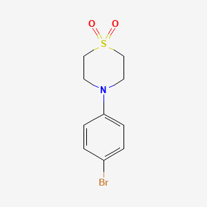 molecular formula C10H12BrNO2S B1521966 4-(4-Bromophenyl)thiomorpholine 1,1-Dioxide CAS No. 1093878-42-2