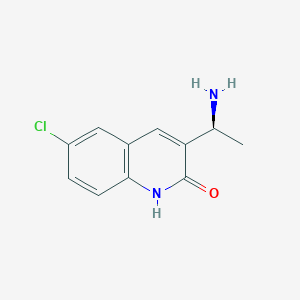 (S)-3-(1-aminoethyl)-6-chloroquinolin-2(1H)-one