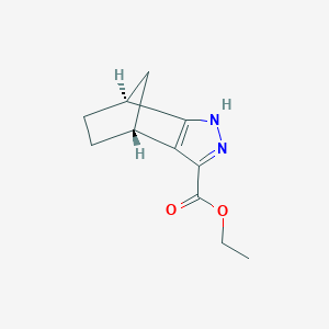 (4R,7S)-Ethyl 4,5,6,7-tetrahydro-1H-4,7-methanoindazole-3-carboxylate