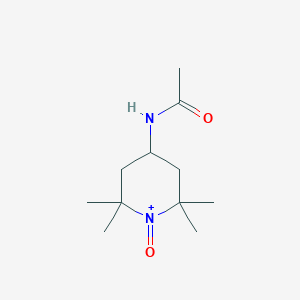 molecular formula C11H21N2O2+ B15219766 4-Acetamido-2,2,6,6-tetramethyl-1-piperidinyloxyl 