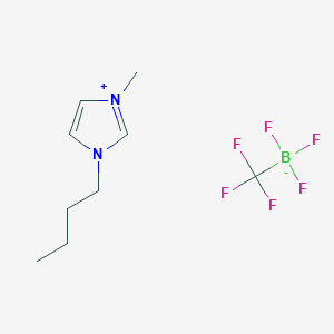 molecular formula C9H15BF6N2 B1521977 1-丁基-3-甲基咪唑三氟(三氟甲基)硼酸盐 CAS No. 741677-68-9