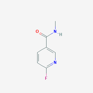 molecular formula C7H7FN2O B15219843 6-Fluoro-N-methylnicotinamide 