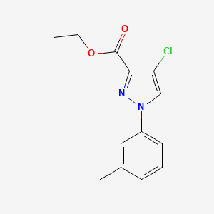 Ethyl 4-chloro-1-(m-tolyl)-1H-pyrazole-3-carboxylate