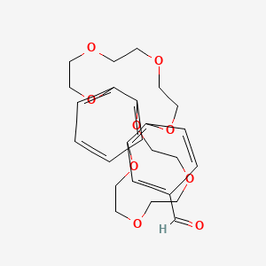 6,7,9,10,12,13,20,21,23,24,26,27-Dodecahydrodibenzo[b,n][1,4,7,10,13,16,19,22]octaoxacyclotetracosine-2-carbaldehyde