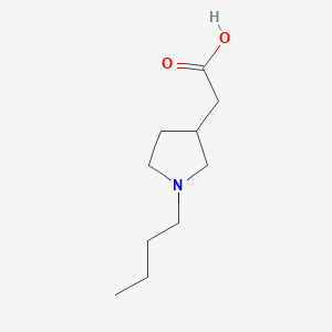 2-(1-Butylpyrrolidin-3-yl)acetic acid