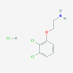 molecular formula C8H10Cl3NO B1522005 1-(2-氨基乙氧基)-2,3-二氯苯盐酸盐 CAS No. 39959-87-0