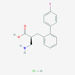 (S)-3-Amino-2-((4'-fluoro-[1,1'-biphenyl]-2-yl)methyl)propanoic acid hydrochloride