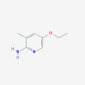 molecular formula C8H12N2O B15220146 5-Ethoxy-3-methylpyridin-2-amine 