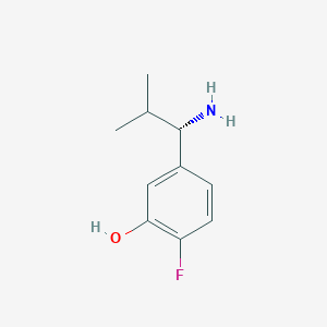 (S)-5-(1-Amino-2-methylpropyl)-2-fluorophenol