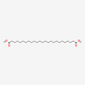 molecular formula C25H48O4 B15220167 Pentacosanedioic acid 