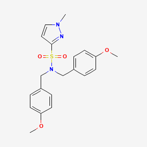 N,N-Bis(4-methoxybenzyl)-1-methyl-1H-pyrazole-3-sulfonamide