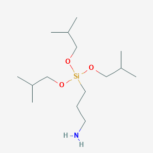 molecular formula C15H35NO3Si B15220188 3-(Triisobutoxysilyl)propan-1-amine 