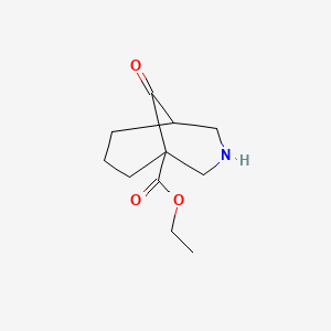 Ethyl 9-oxo-3-azabicyclo[3.3.1]nonane-1-carboxylate