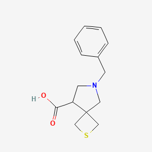 6-Benzyl-2-thia-6-azaspiro[3.4]octane-8-carboxylic acid