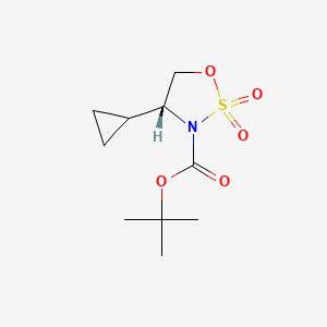 (R)-tert-Butyl 4-cyclopropyl-1,2,3-oxathiazolidine-3-carboxylate 2,2-dioxide